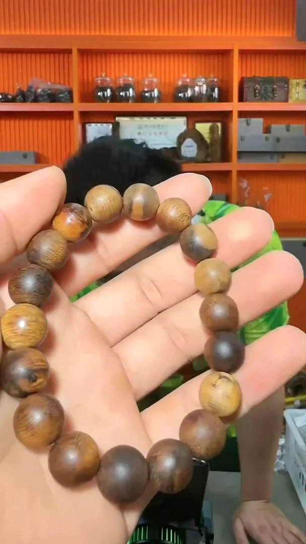 沉香手串52号单圈1.3多样性发一