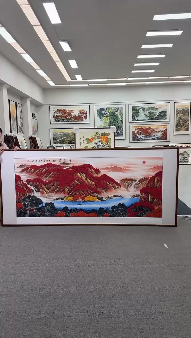 国画手绘 280*124 鸿运当头