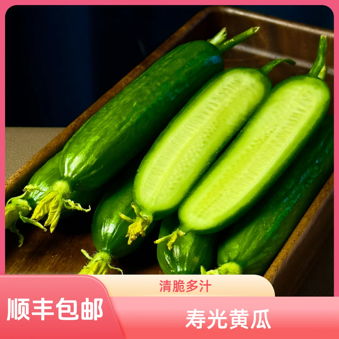 【顺丰包邮】寿光水果黄瓜头茬 清爽酥脆 多汁 3斤/5斤精品装