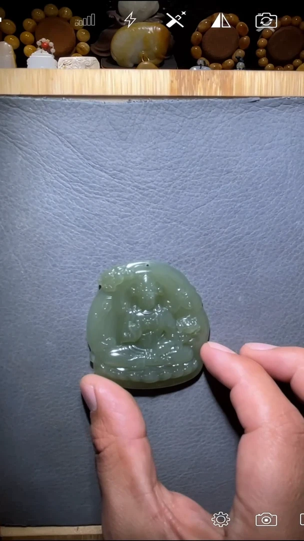 未镶嵌和田玉挂件LJJ 观音