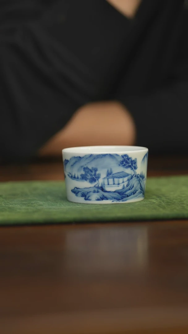 【闪购商品】杯柴窑青花破价福利
