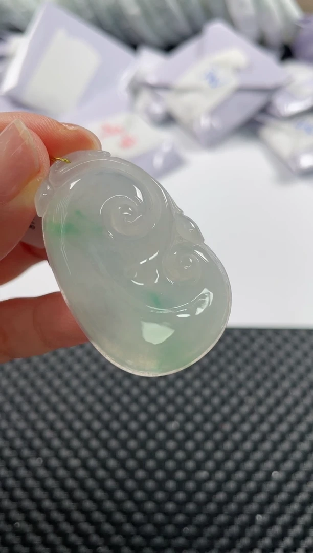 颈饰未镶嵌翡翠基地发货H 3486 如意