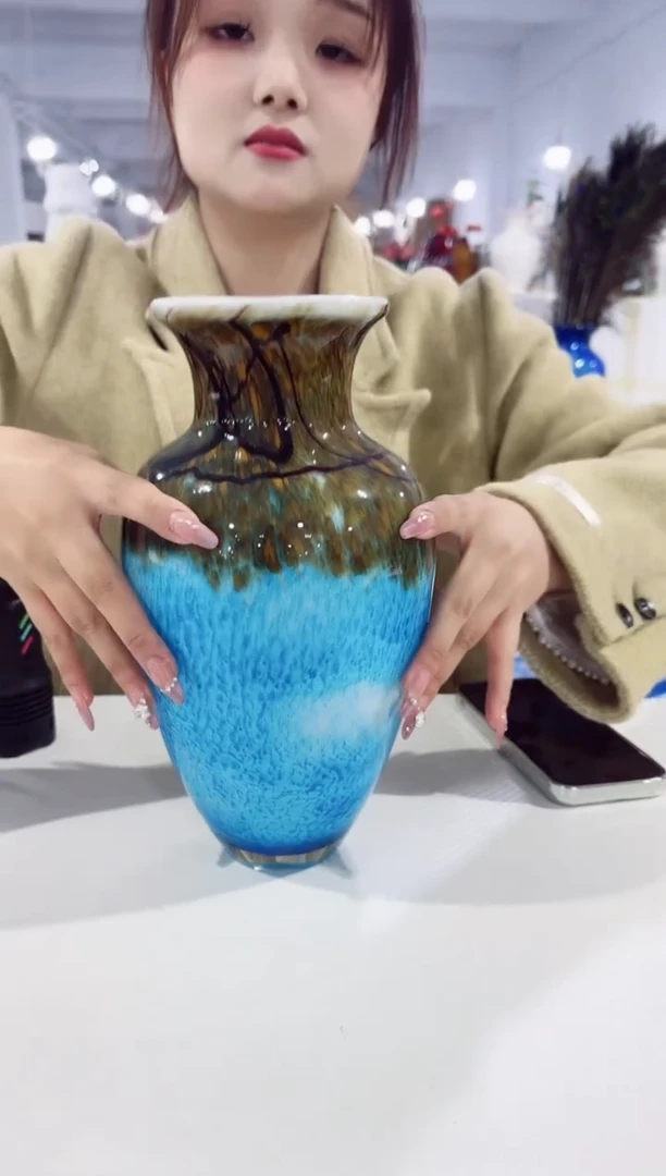 【闪购商品】无铅玻璃私花主义花瓶厂微瑕-8NN1