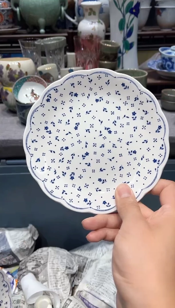 全新日光骨瓷盘子