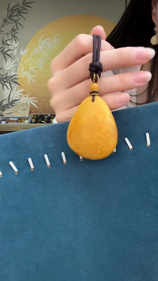 裸石琥珀未镶嵌天然蜜蜡A2591