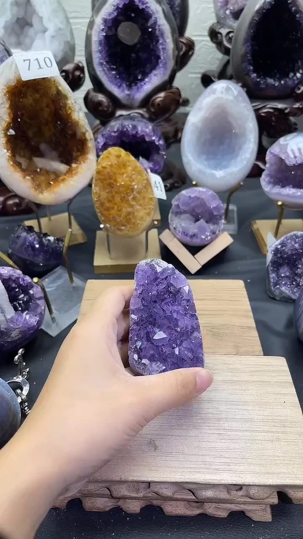 未镶嵌大型摆件（非配饰）紫晶52号摆件