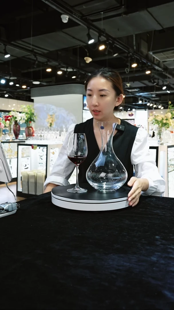 水晶平底款9杯1醒酒器
