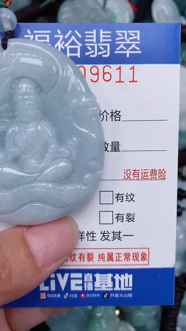 翡翠未镶嵌颈饰...0009611