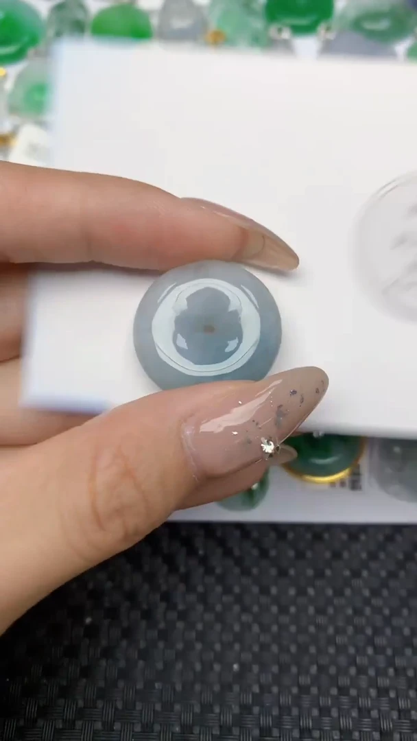 颈饰未镶嵌翡翠天然缅甸翡翠a货百元以上9元证书费自理