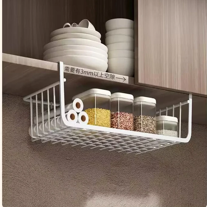 桌下宿舍置物架家用壁挂式调味料挂篮大