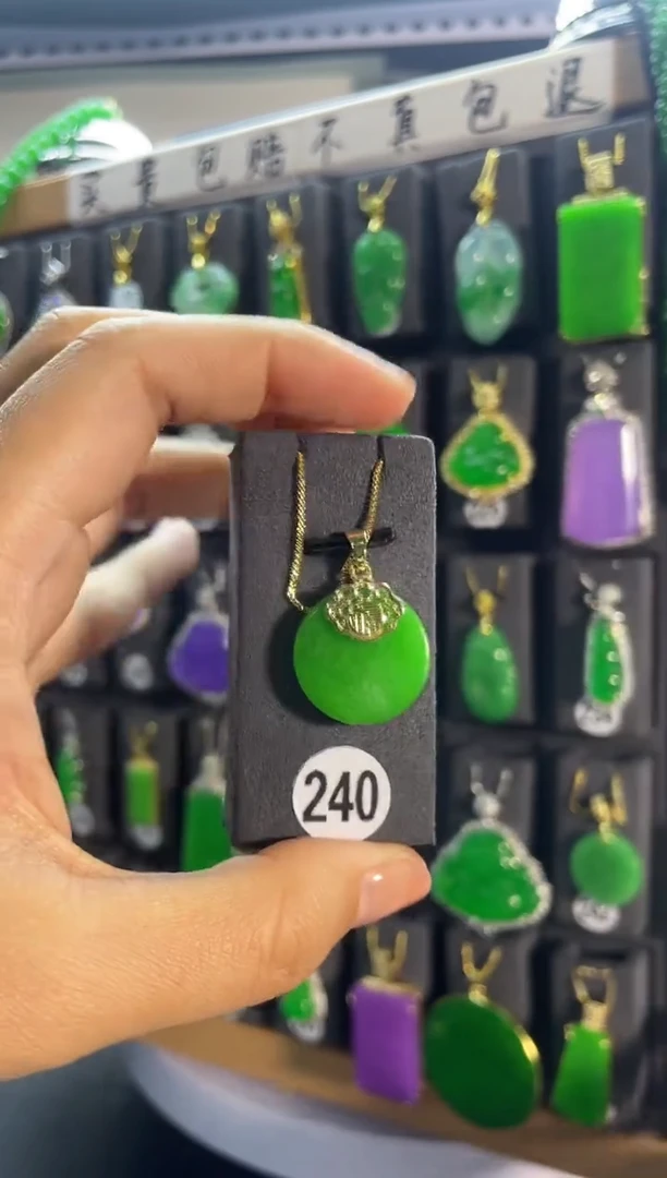 【闪购商品】翡翠耳饰银S925镶嵌240..