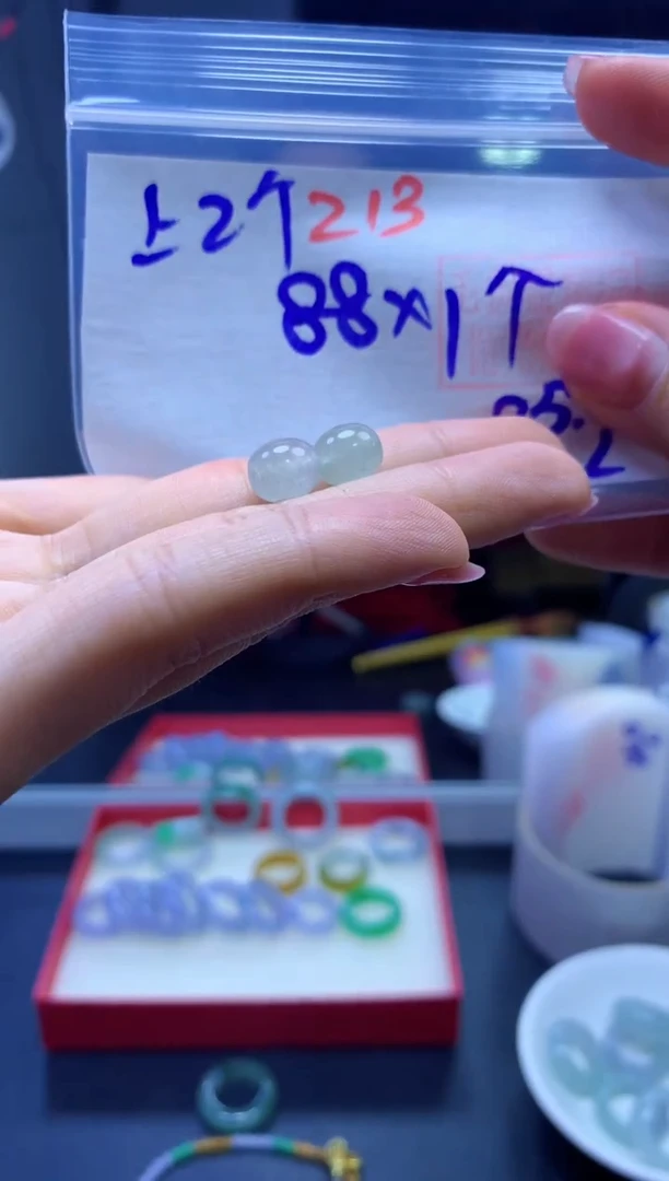 未镶嵌定制翡翠桶珠#88元-毛货需精细抛光