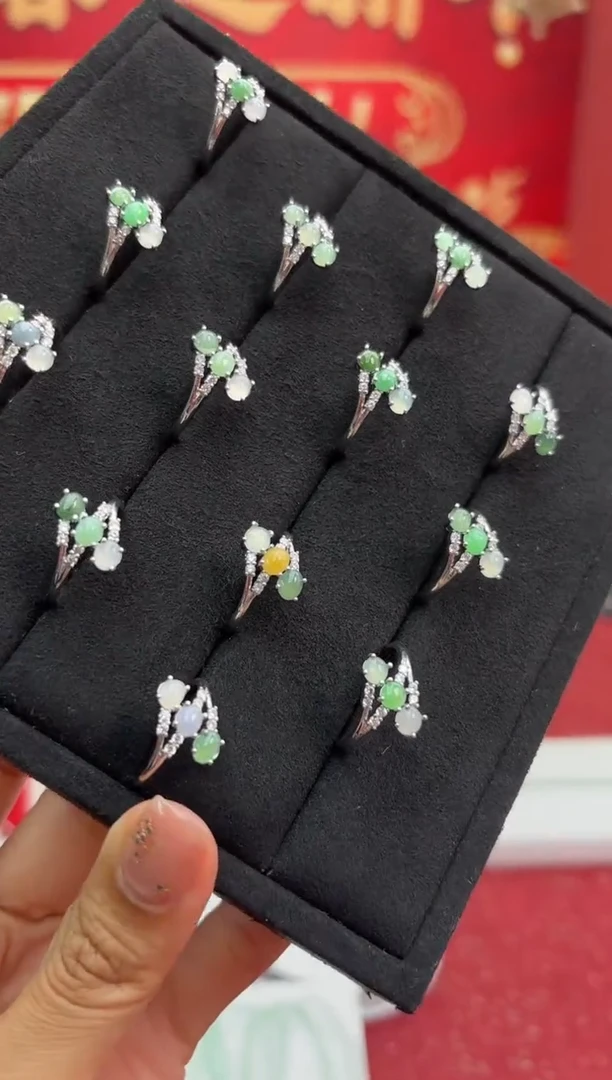 【闪购商品】翡翠戒指合金569327/戒指/多样性发一个