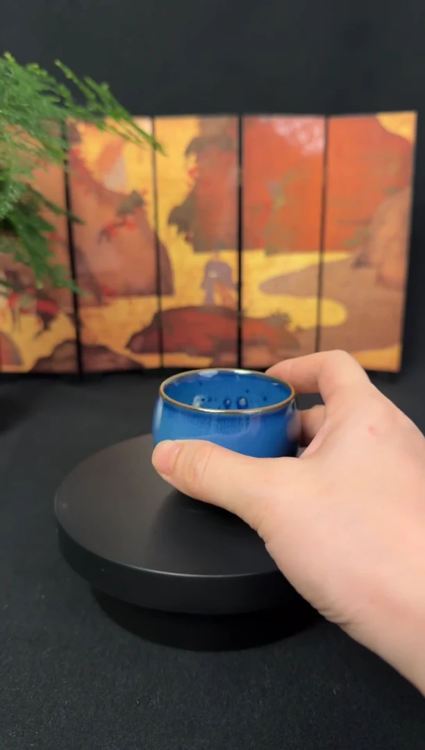 杯子原矿钧瓷主人杯