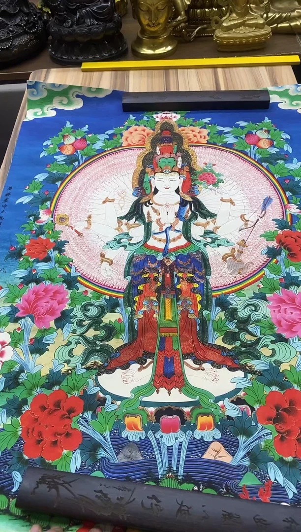 卷轴画精品挂饰 唐卡tk16085