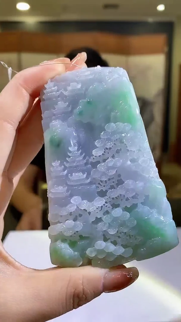 未镶嵌定制翡翠38/1001/W/山水