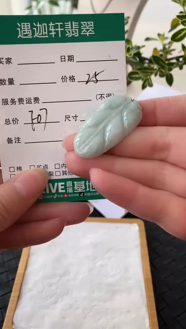 吊坠(不含链)未镶嵌翡翠F07