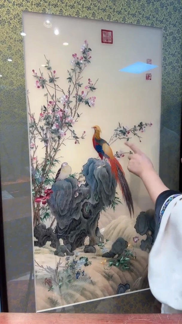 刺绣非遗苏绣手工刺绣单面绣