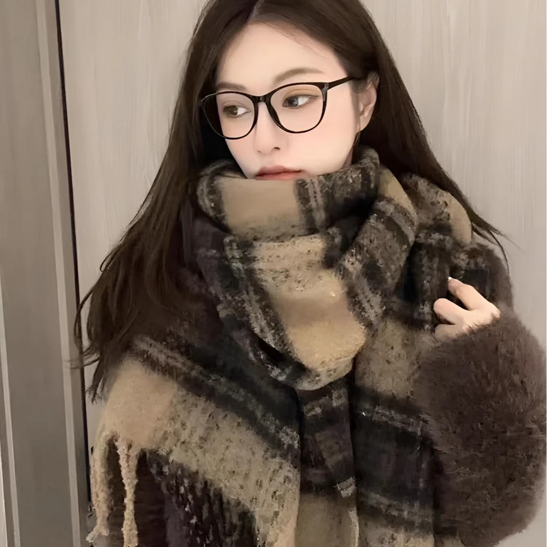 【100-1001】【看准编号在拍】2025百搭保暖新款冬季围巾