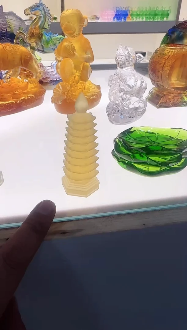 手工艺品琉璃十厘米文昌塔