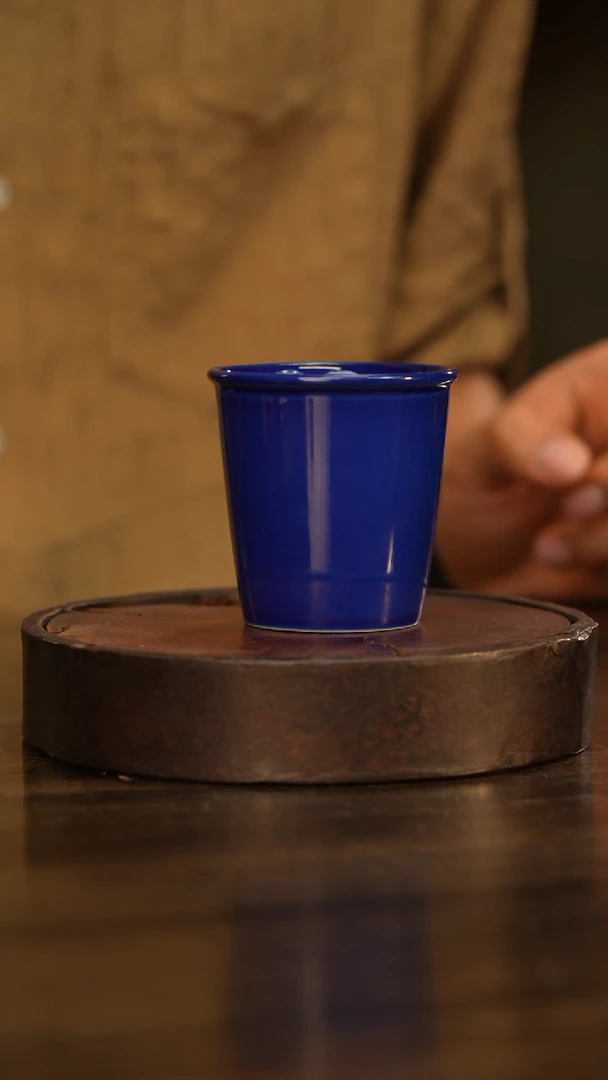 2柴房陶瓷柴烧可乐杯