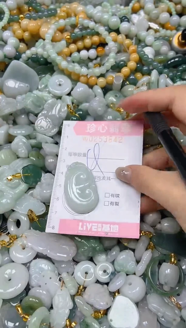 翡翠未镶嵌颈饰闪购0253842