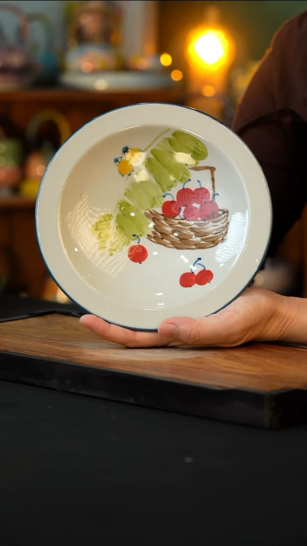 杯手绘心瓷陶瓷浮力