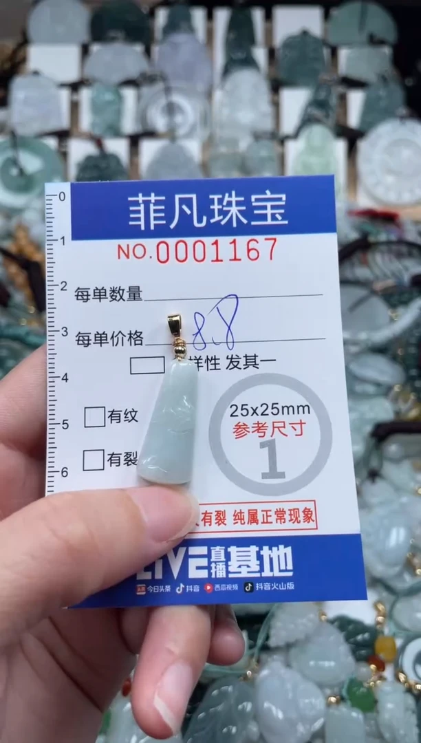 翡翠未镶嵌颈饰00..1167