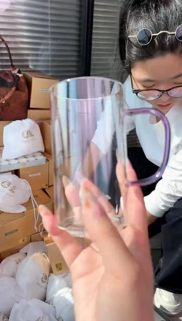 禾墨绿茶杯浅紫色