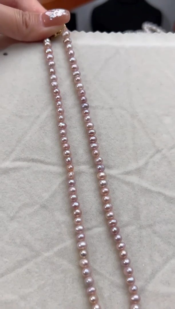 未镶嵌淡水珍珠16珍珠项链*5mm+(换个扣头