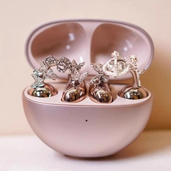 爆款甜美灵蛇结耳机耳扣_独特设计款耳机夹扣配饰小众精致diy装饰