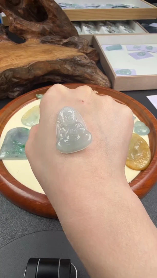 吊坠(不含链)未镶嵌翡翠263-宝宝佛