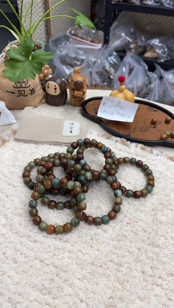 菩提根/象牙果手串14糖壳瑕疵不挑（674）