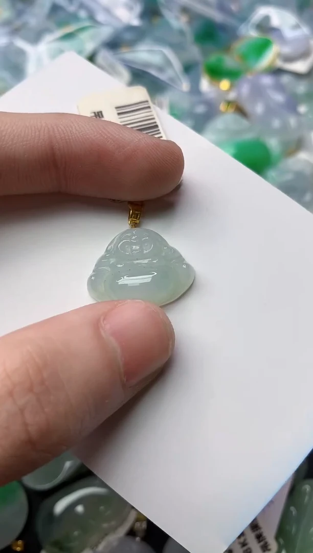 【闪购商品】翡翠颈饰18K金镶嵌37............