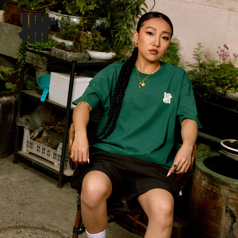 【张老虎补贴】UNDEFEATED五条杠凉感潮流百搭短袖T恤UE51GSS04M