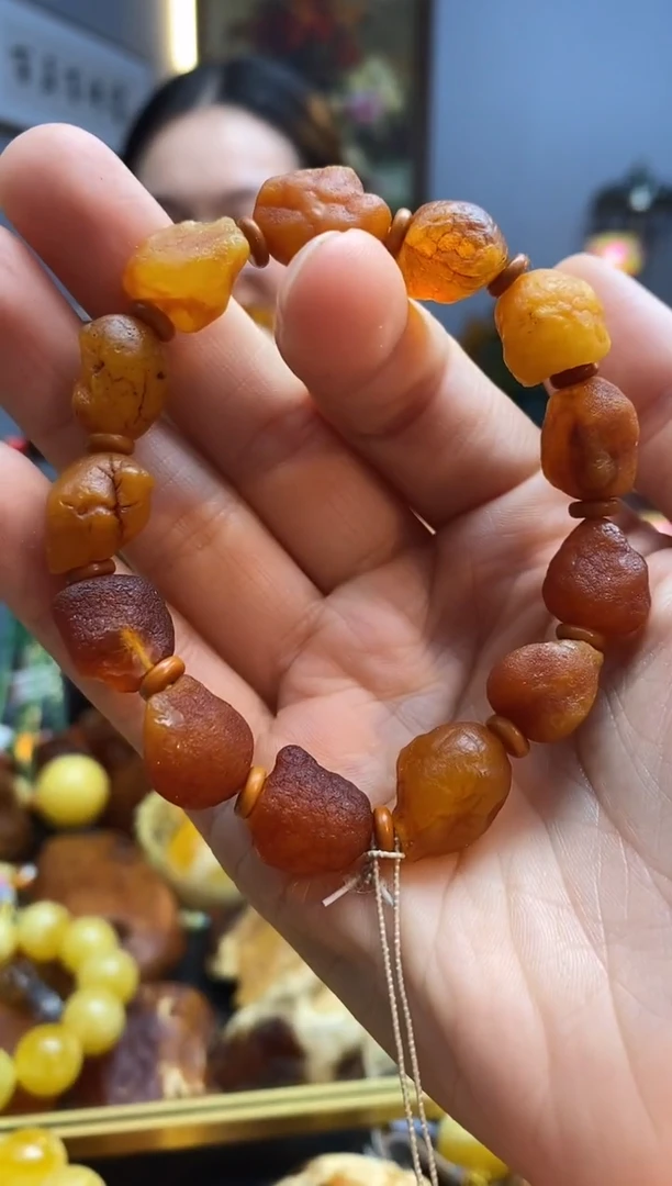 手串琥珀未镶嵌手串