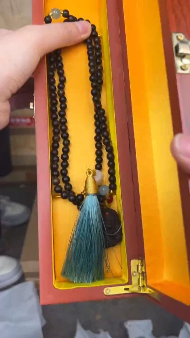 品茗文玩阁黄花梨项链链接@@SP212