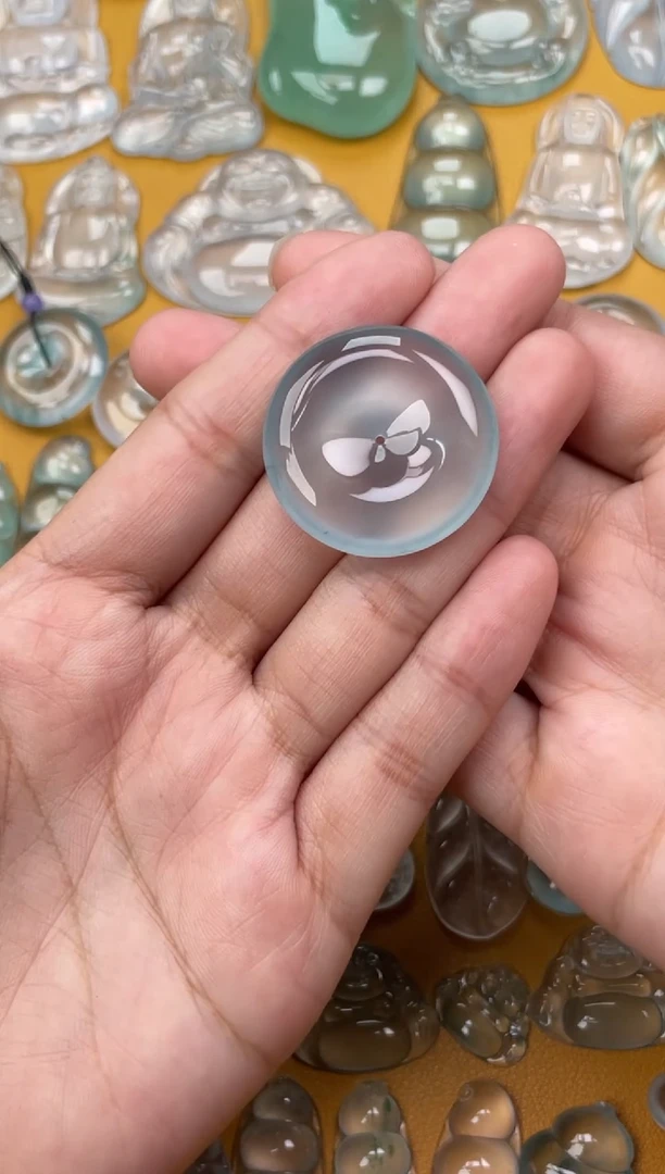 翡翠未镶嵌吊坠(不含链)平安扣 29.7 5.9