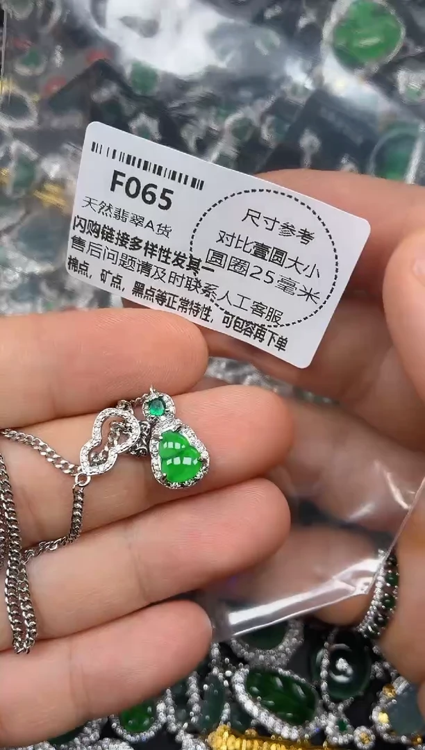 颈饰未镶嵌翡翠F065项链