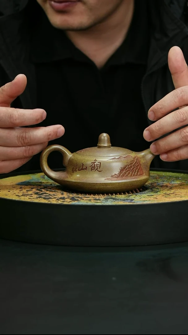 茶壶紫砂一帆风顺宜兴紫砂原矿手工茶壶