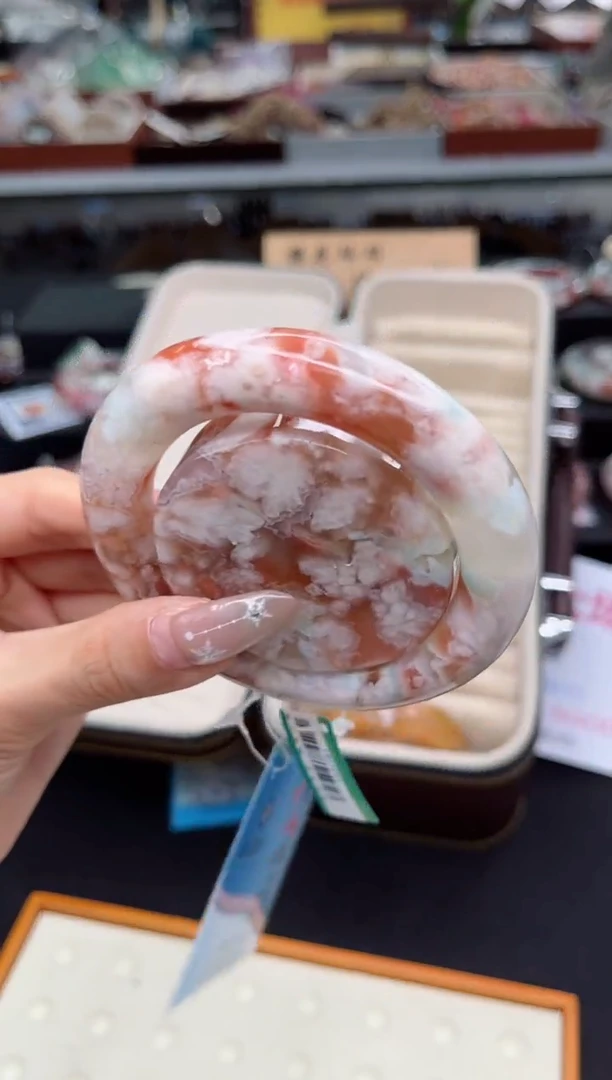 【闪购商品】石英质玉手镯未镶嵌56圈口（赠品镯心）S921181