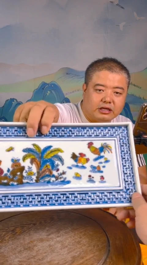 摆件景德镇陶瓷青花摆件72
