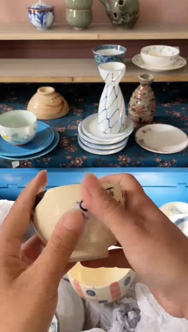 瓷片小***o瓷器瓷器D669