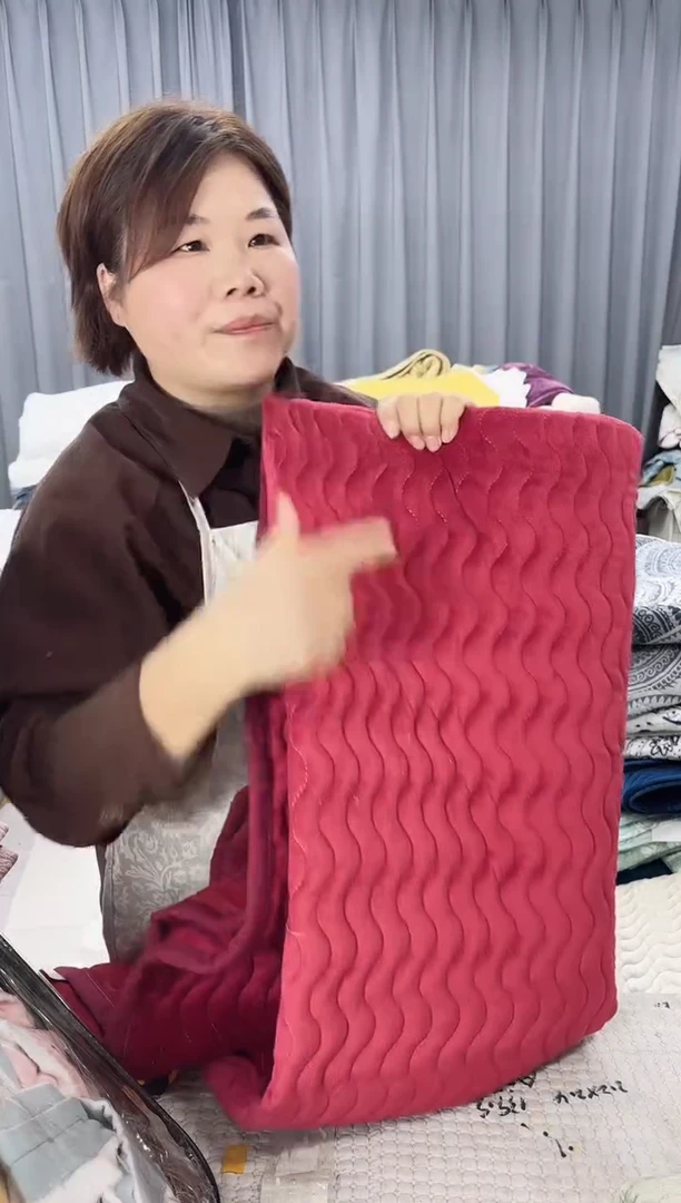 棉酒红色绒1.5*2.0