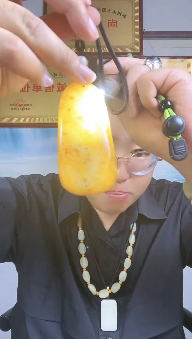 和田玉未镶嵌颈饰34