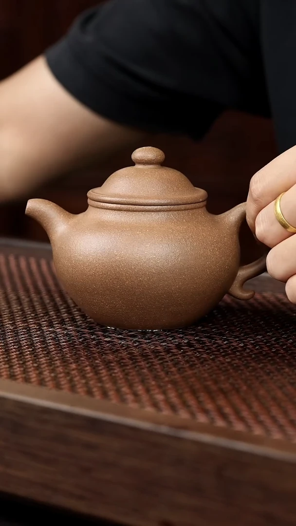 茶壶紫砂芝麻绿莲子