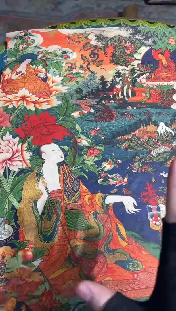 卷轴画东东唐卡tk16