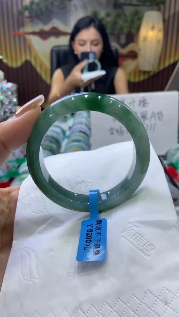 未镶嵌手镯翡翠00009524
