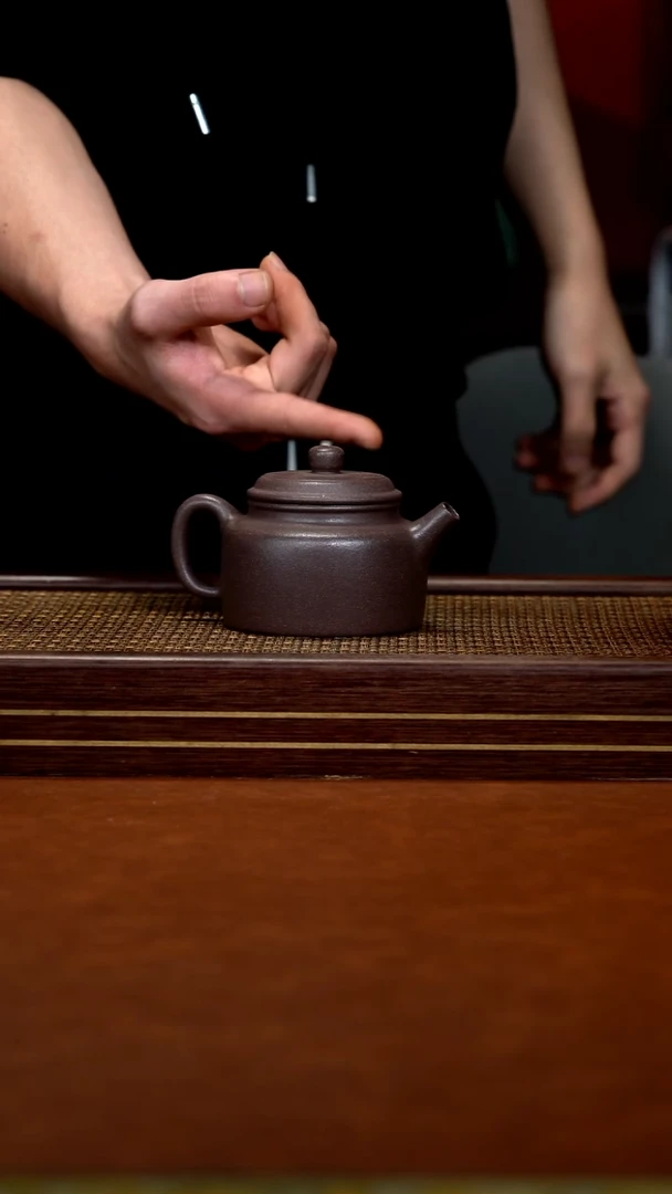 茶壶紫砂LZX    全砂桃花泥      德中      200cc