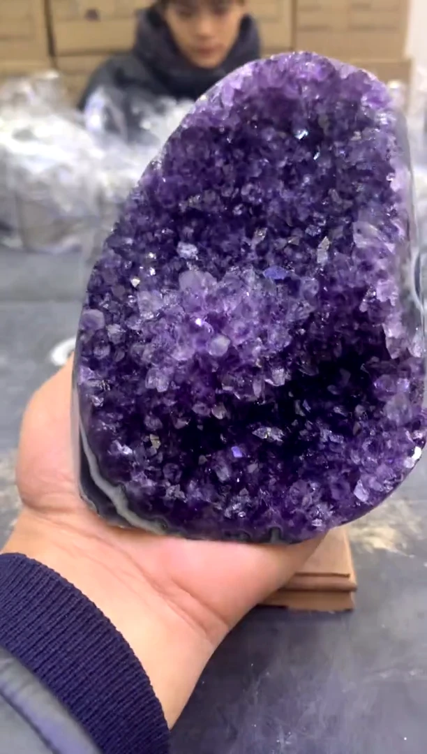 【闪购商品】水晶摆件未镶嵌天然紫水晶摆件647